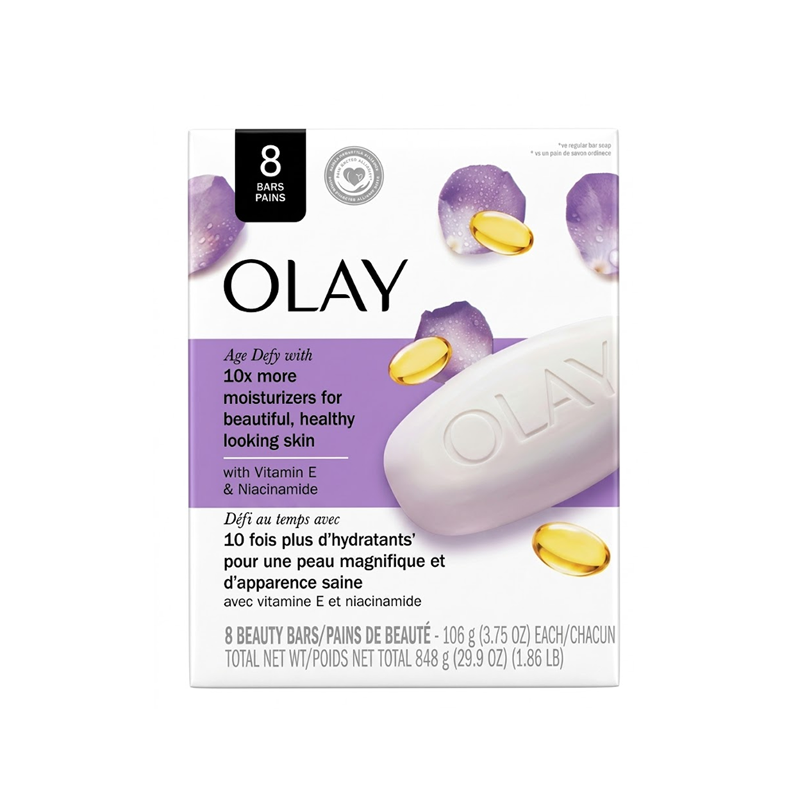 Olay Age Defy With Vitamin E & Niacinamide X 8 – 29.9Oz/848G Olay Age Defy With Vitamin E & Niacinamide X 8 – 29.9Oz/848G