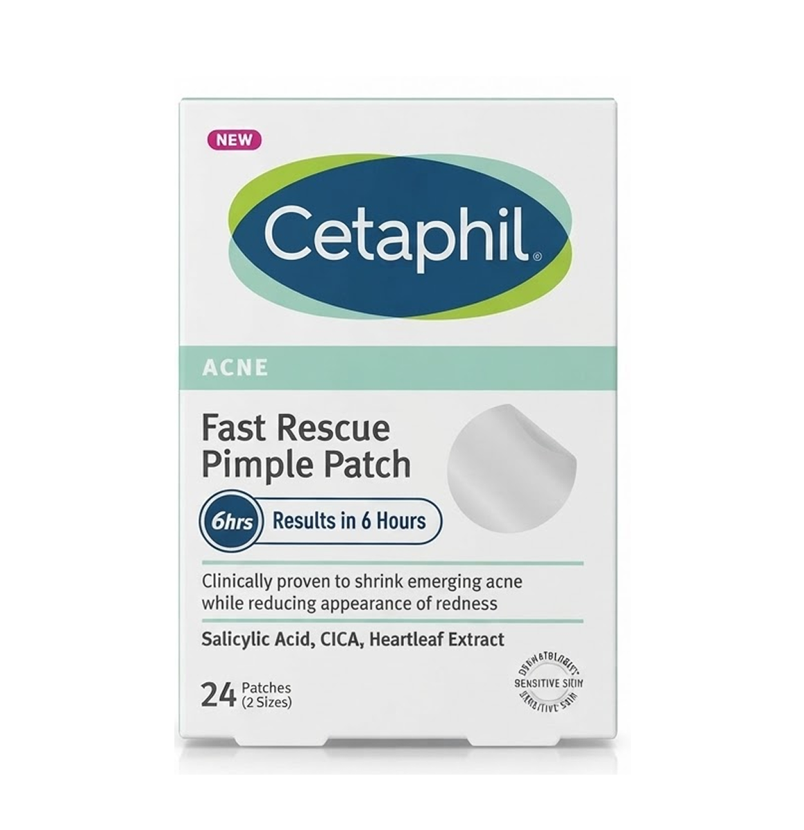 Cetaphil Acne Fast Rescue 6Hrs Result Pimple Patch – 24 Patches 2 Sizes Cetaphil Acne Fast Rescue 6Hrs Result Pimple Patch – 24 Patches 2 Sizes