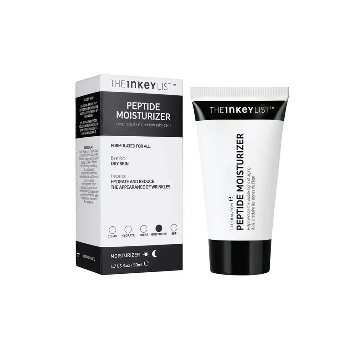 The Inkey List Peptide Moisturizer – 50Ml/1.7Oz The Inkey List Peptide Moisturizer – 50Ml/1.7Oz