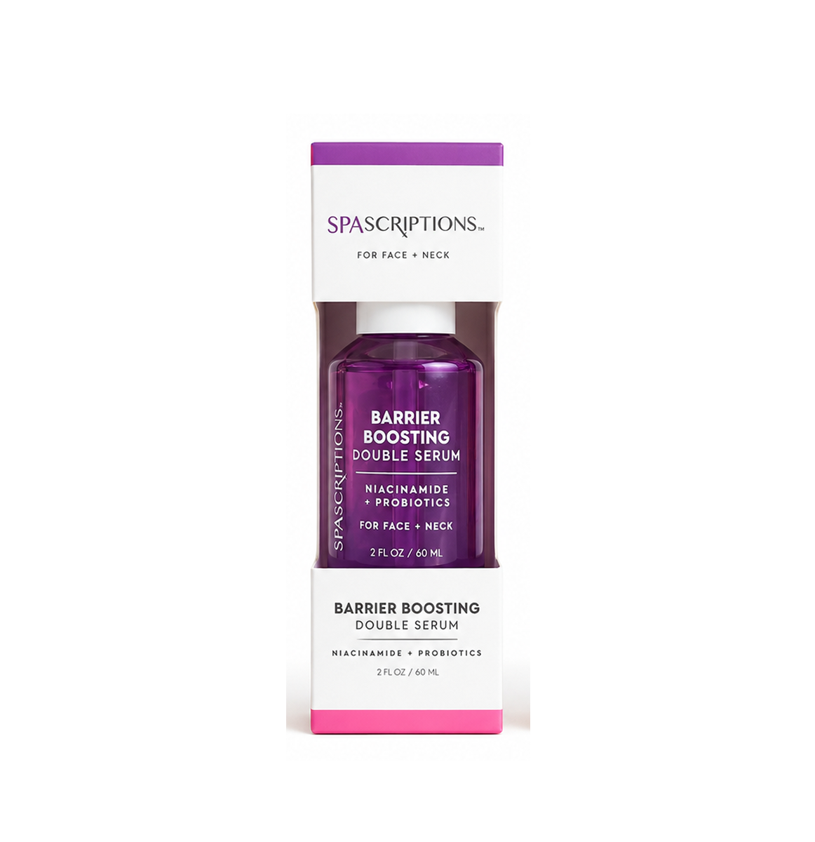 Spascriptions Barrier Boosting Double Serum Niacinamide + Probiotics 2Oz/60Ml Spascriptions Barrier Boosting Double Serum Niacinamide + Probiotics 2Oz/60Ml