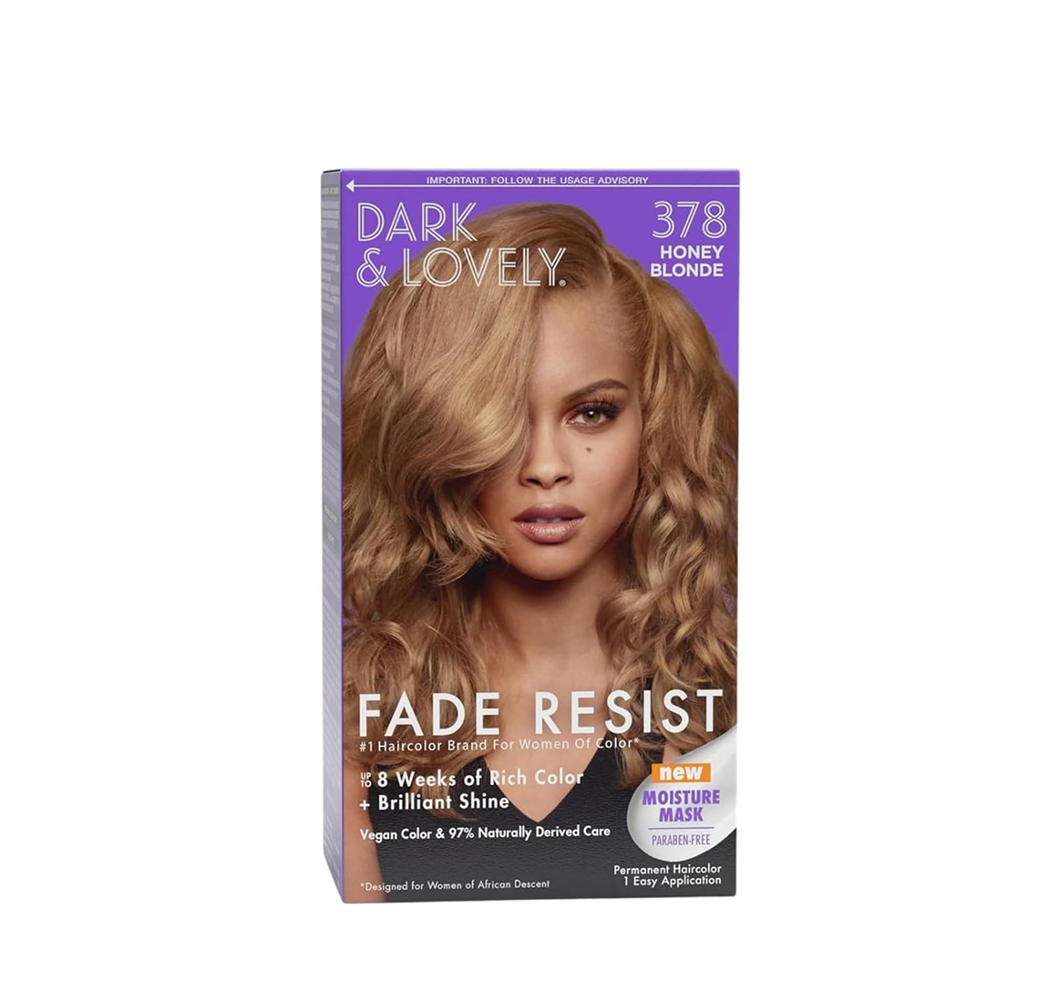 Dark & Lovely Fade Resist Hair Dye – Honey Blonde (378) Dark & Lovely Fade Resist Hair Dye – Honey Blonde (378)