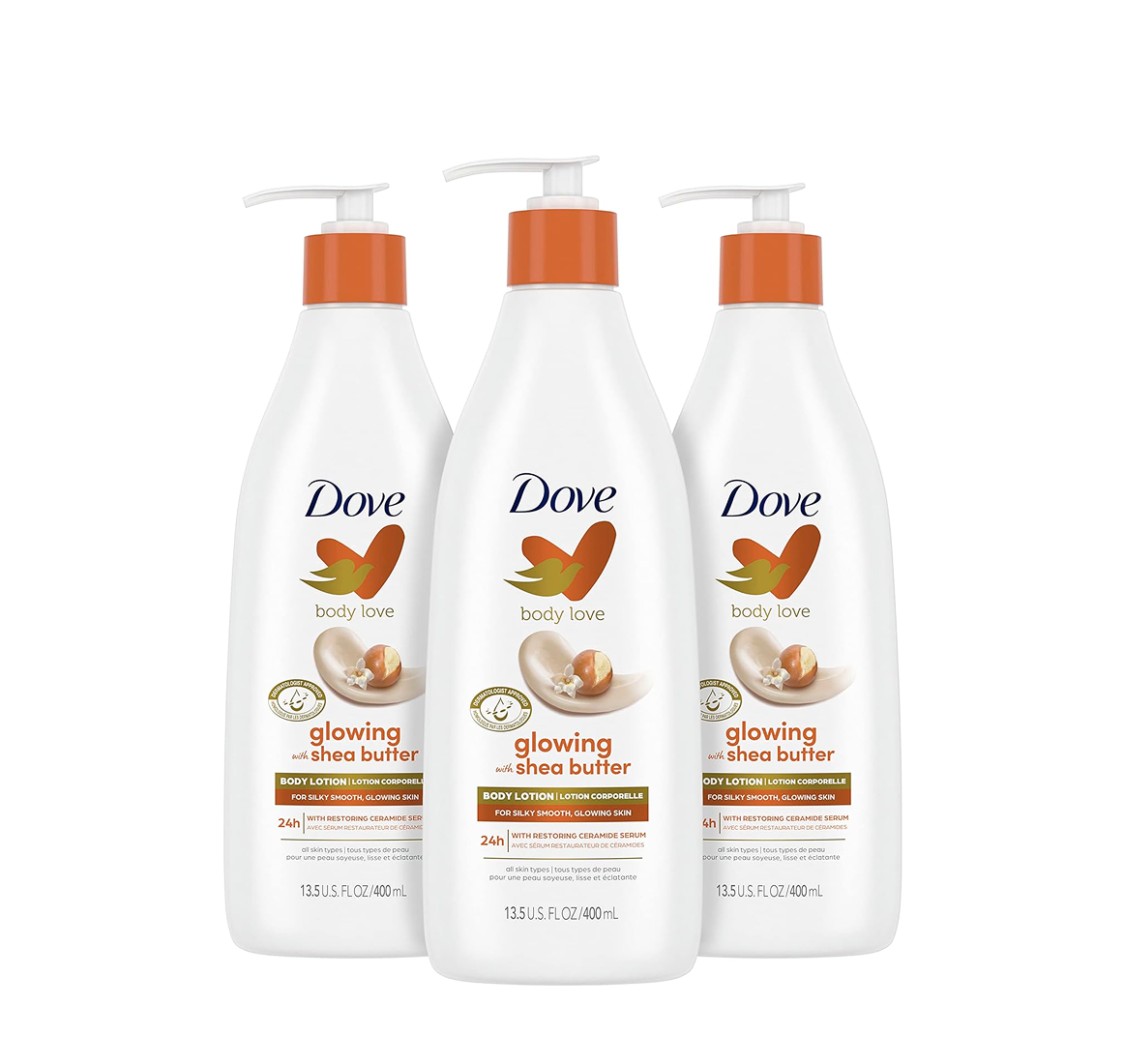 Dove Body Love Glowing With Shea Butter Body Lotion – 400Ml/13.5Oz Dove Body Love Glowing With Shea Butter Body Lotion – 400Ml/13.5Oz