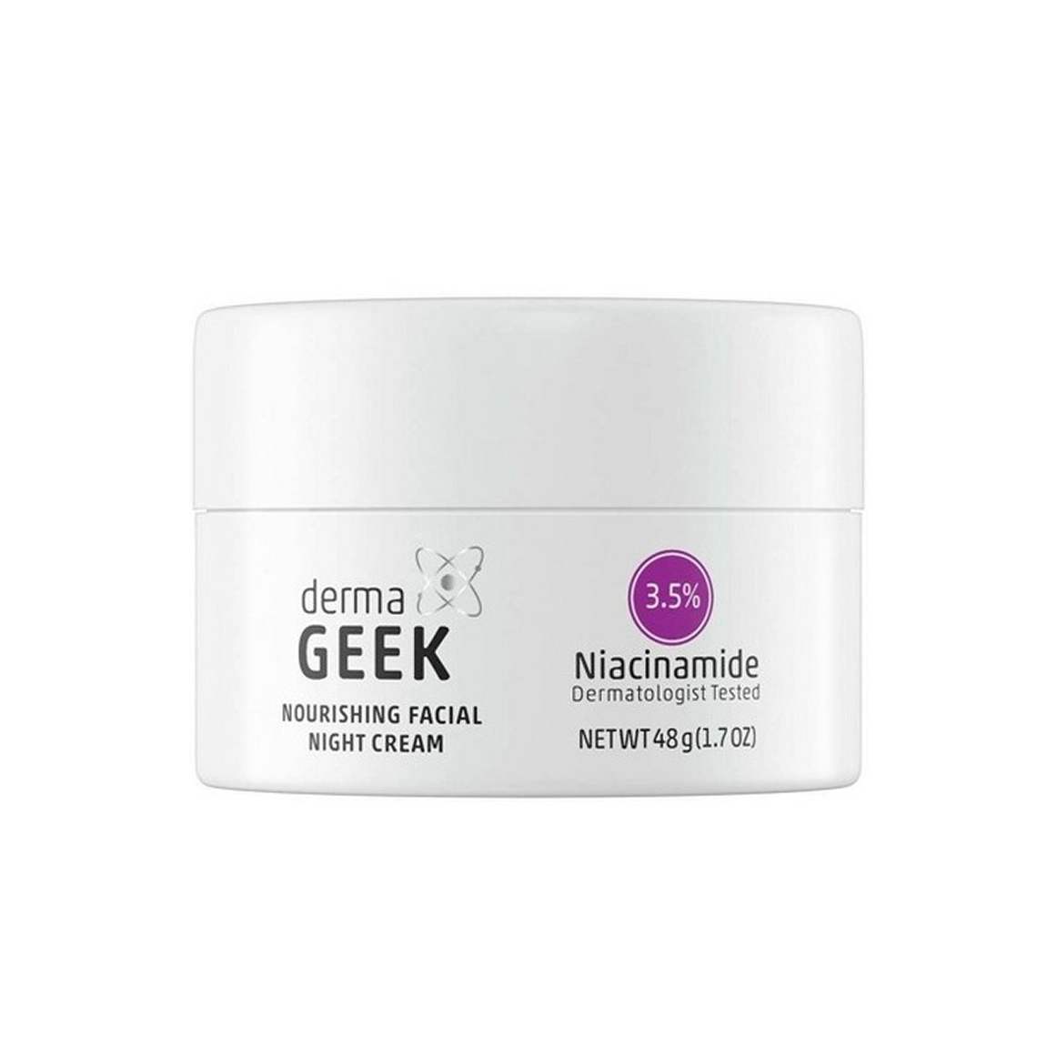Derma Geek 3.5% Niacinamide Nourishing Facial Night Cream – 48G/1.7Oz Derma Geek 3.5% Niacinamide Nourishing Facial Night Cream – 48G/1.7Oz