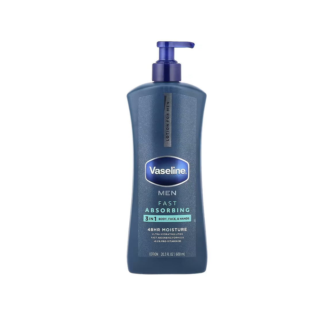 Vaseline Men Fast Absorbing 3In1 Body, Face And Hair Lotion – 600Ml/20.3Oz Vaseline Men Fast Absorbing 3In1 Body, Face And Hair Lotion – 600Ml/20.3Oz
