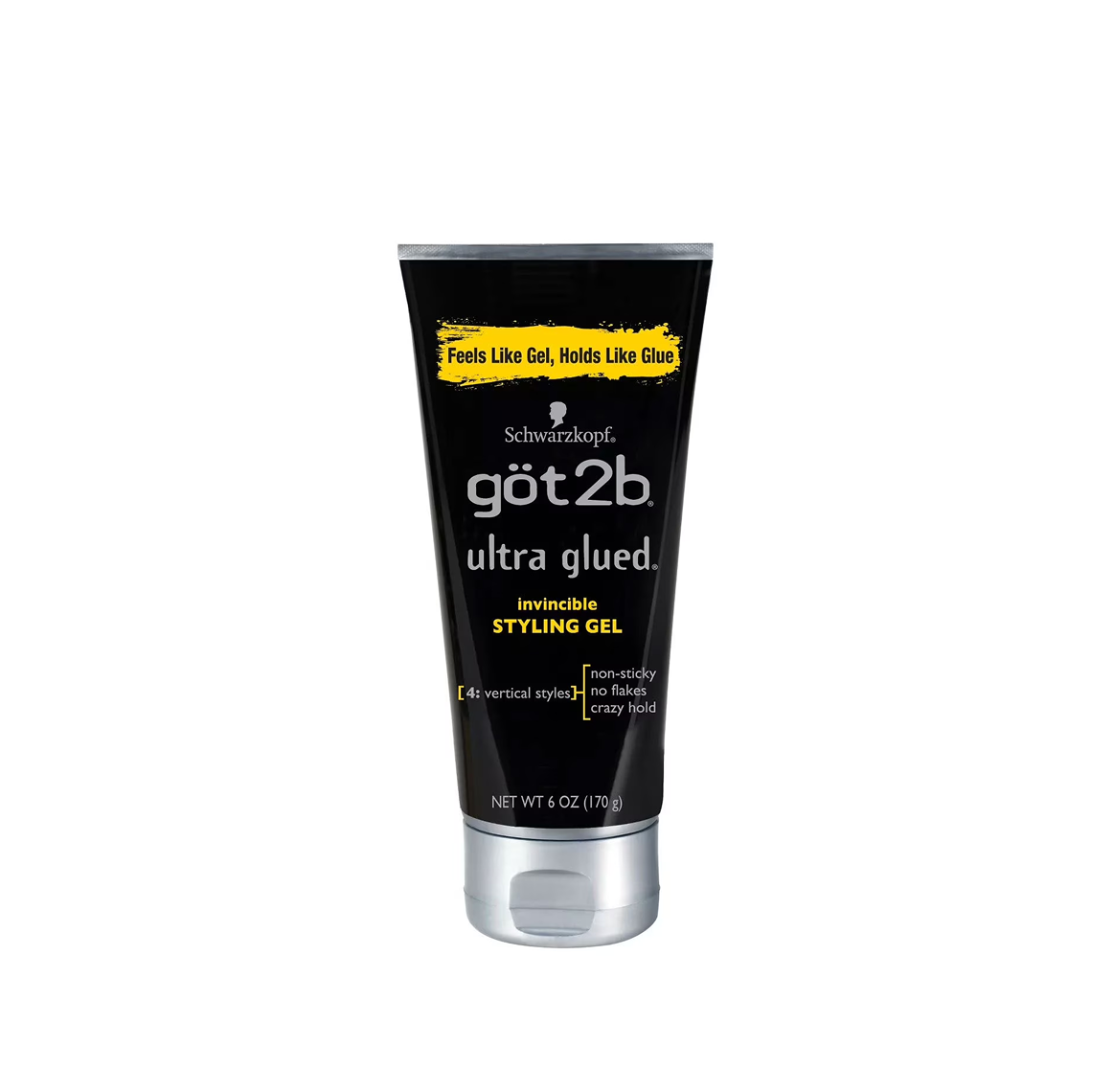 Schwarzkopf Got2B Ultra Glued Invincible Styling Gel – 6Oz/170G Schwarzkopf Got2B Ultra Glued Invincible Styling Gel – 6Oz/170G