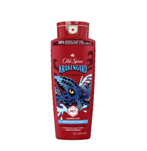 Old Spice Krakengard Deep Ocean Scent Body & Face Wash – 24Oz/709Ml
