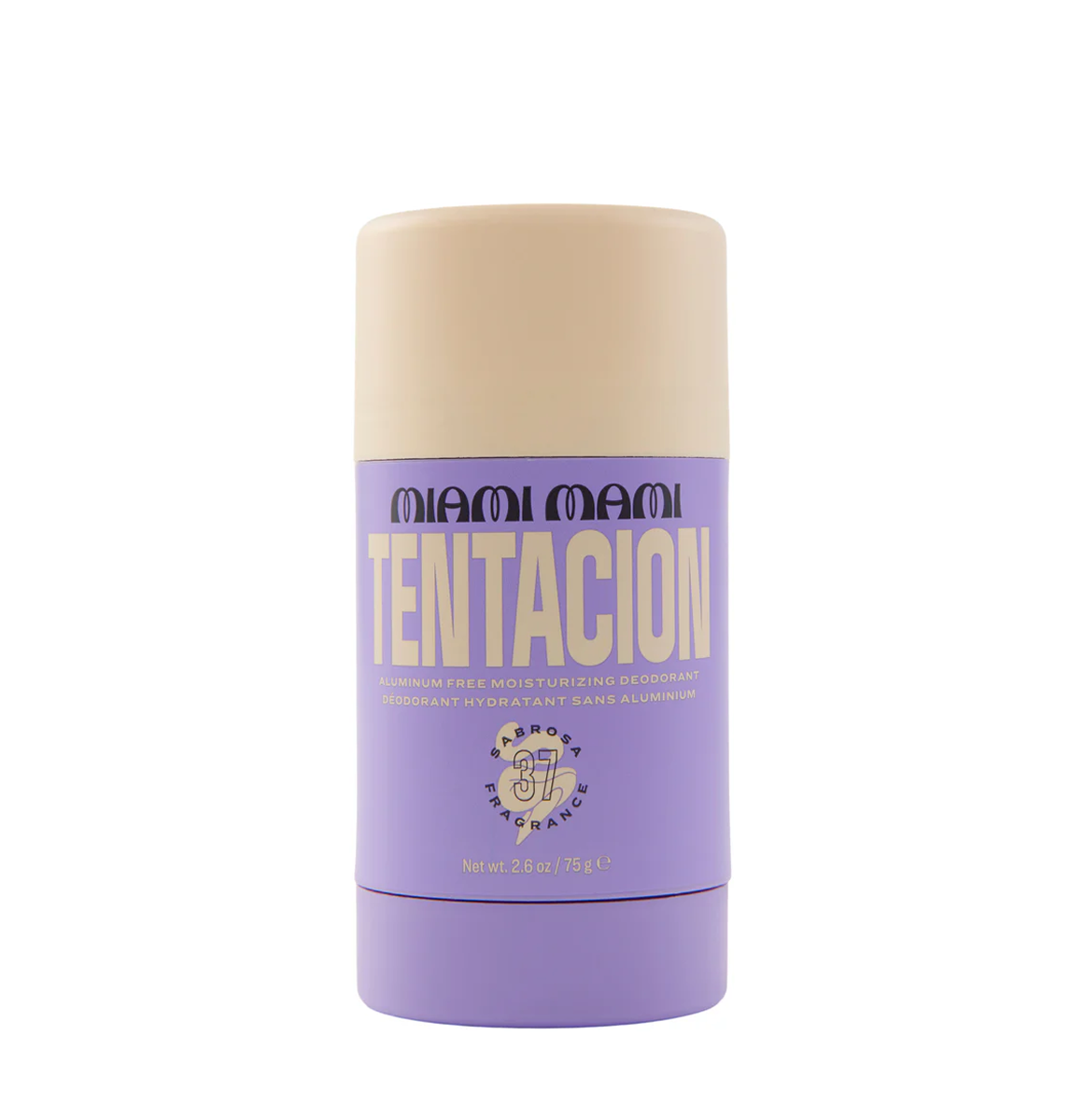 Miami Mami Tentacion Sabrosa 37 Aluminum Free Deodorant 2.6Oz/75G Miami Mami Tentacion Sabrosa 37 Aluminum Free Deodorant 2.6Oz/75G