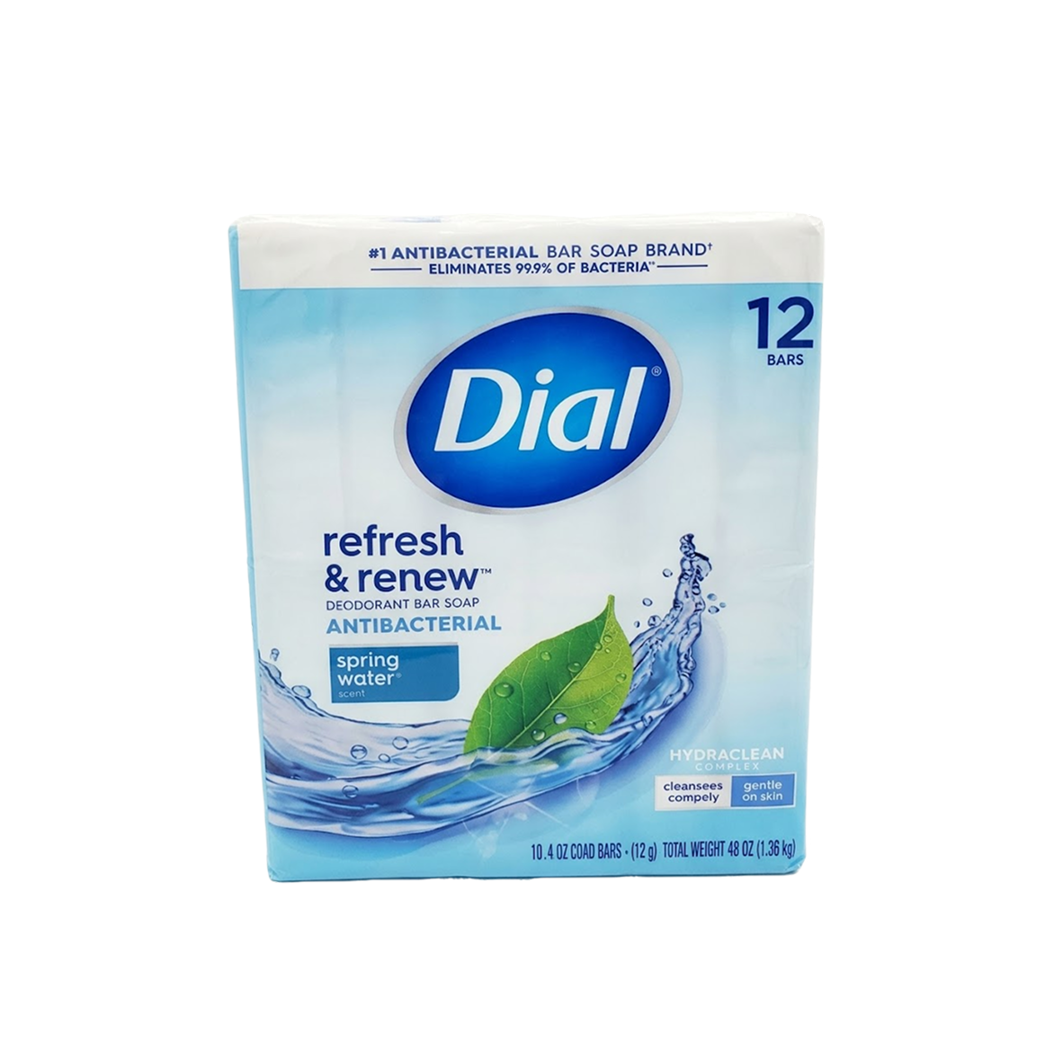Dial Advanced Refresh & Renew Antibacterial Deodorant Bar Soap X 12 – 4Oz/113G Dial Advanced Refresh & Renew Antibacterial Deodorant Bar Soap X 12 – 4Oz/113G