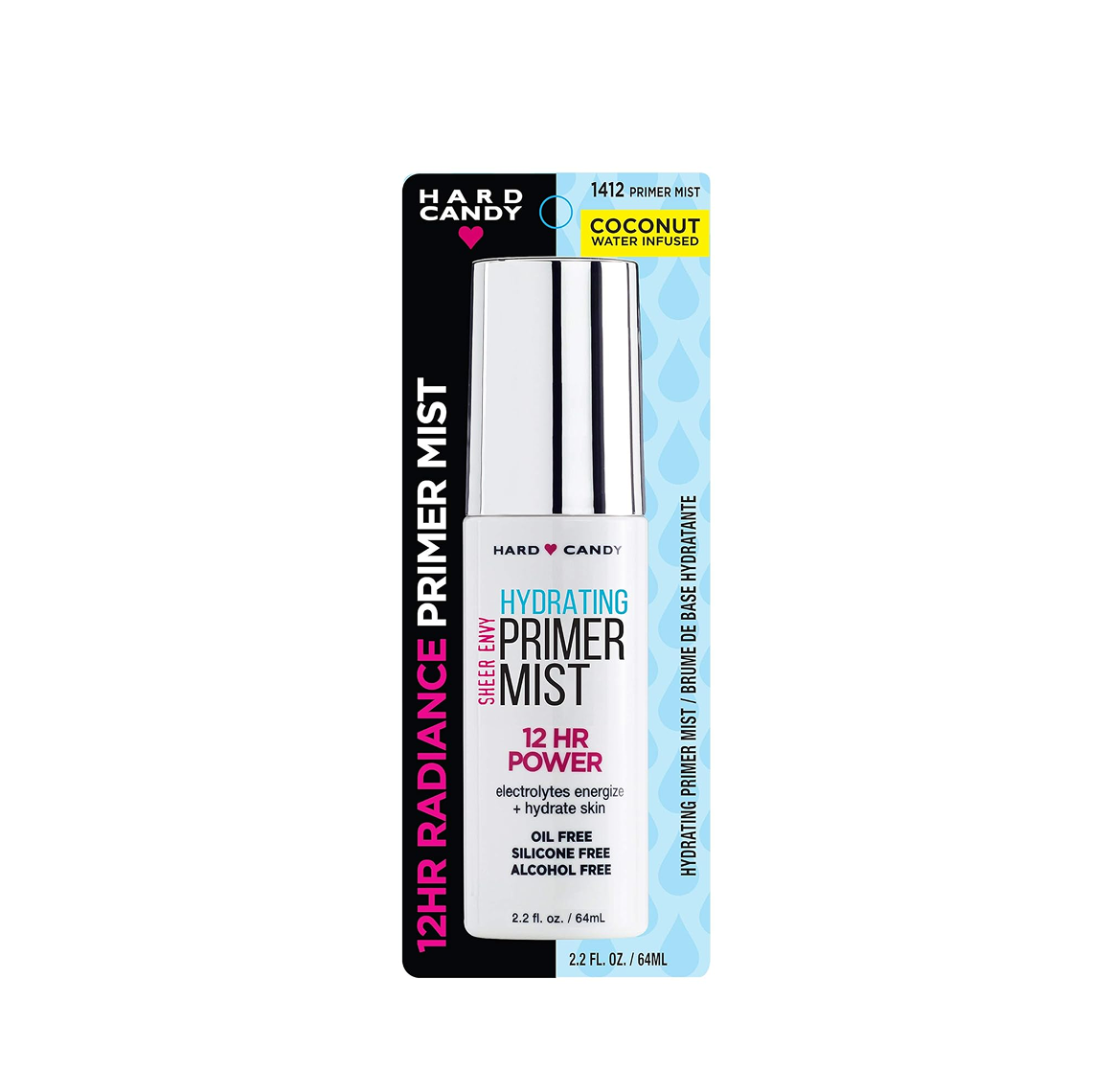 Hard Candy Hydrating Primer Mist 12Hr Power Coconut Water Infused Hard Candy Hydrating Primer Mist 12Hr Power Coconut Water Infused