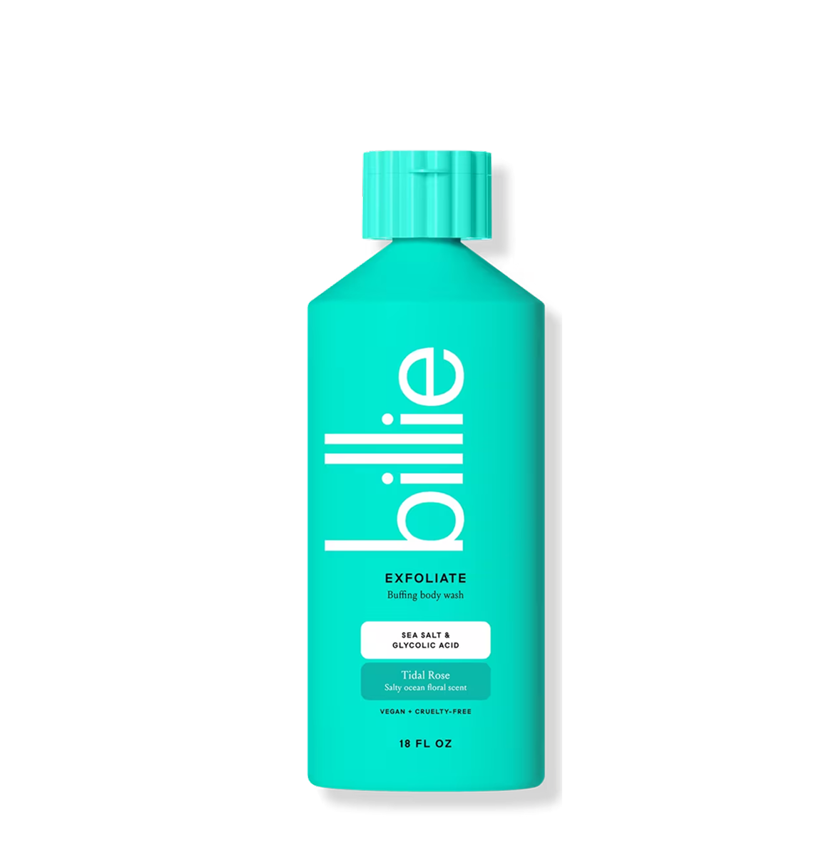 Billie Exfoliate Sea Salt & Glycolic Acid Buffing Body Wash – 18Oz Billie Exfoliate Sea Salt & Glycolic Acid Buffing Body Wash – 18Oz