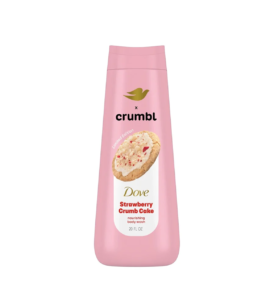 Dove X Crumbl Limited Edition Strawberry Crumb Cake Body Wash – 20Oz