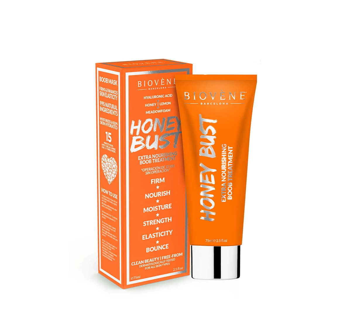Biovene Barcelona Honey Bust Extra Nourishing Boob Mask Boob Treatment Biovene Barcelona Honey Bust Extra Nourishing Boob Mask Boob Treatment